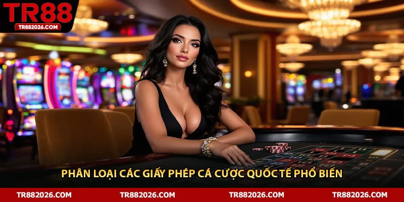 Phân loại các giấy phép cá cược quốc tế phổ biến